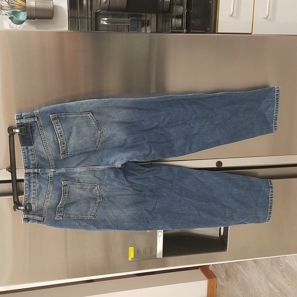 💕REISS💕 Elle High Waist Crop Jeans ~ Mid Blue 30 NWT - Picture 9 of 16